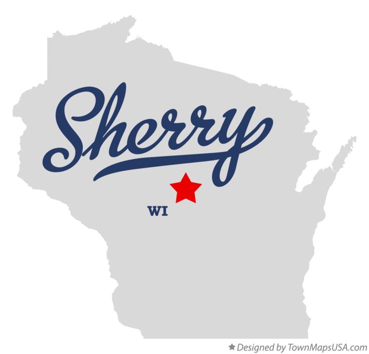 Map of Sherry Wisconsin WI