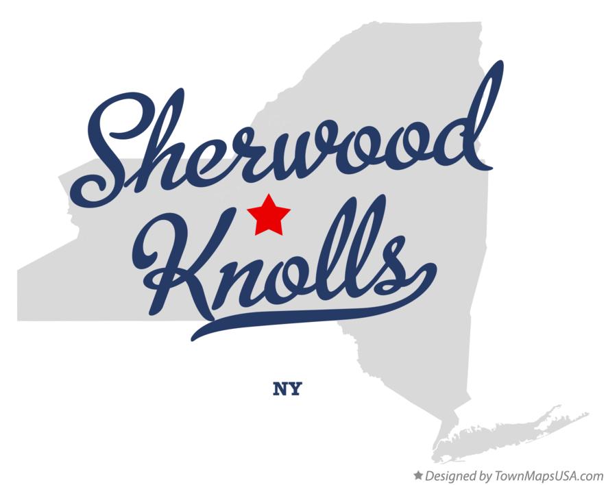Map of Sherwood Knolls New York NY