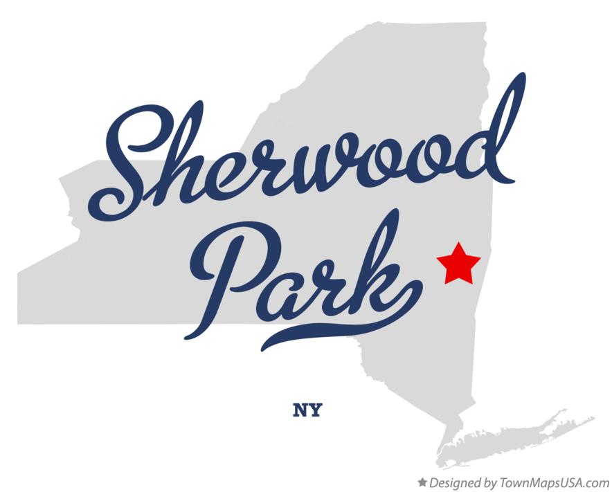 Map of Sherwood Park New York NY