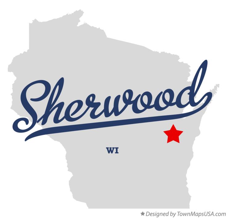 Map of Sherwood Wisconsin WI