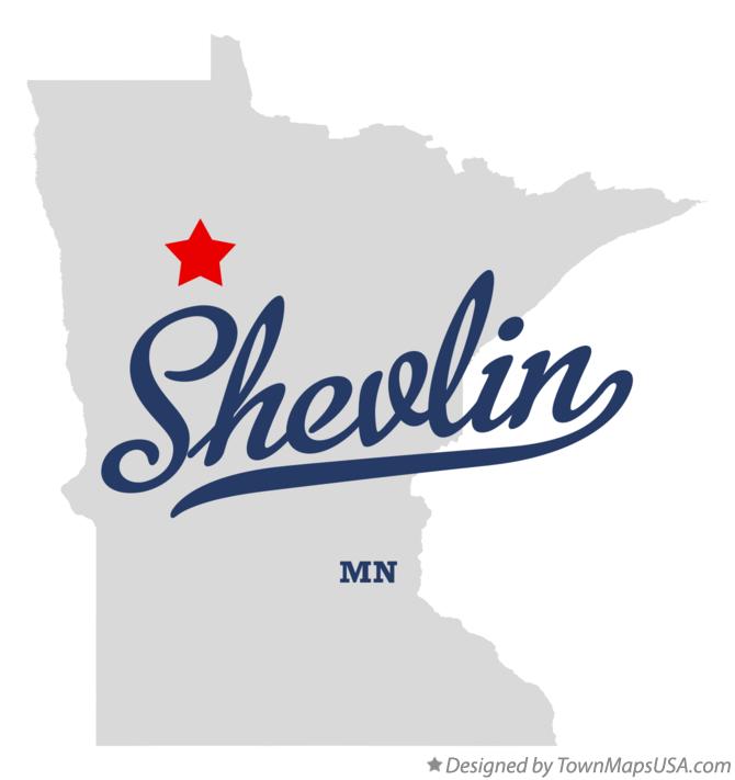 Map of Shevlin Minnesota MN