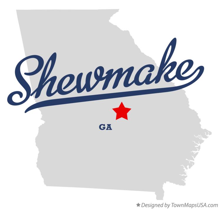 Map of Shewmake Georgia GA