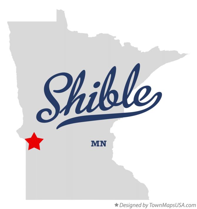 Map of Shible Minnesota MN