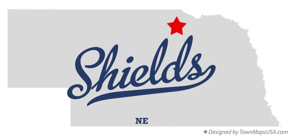 Map of Shields Nebraska NE