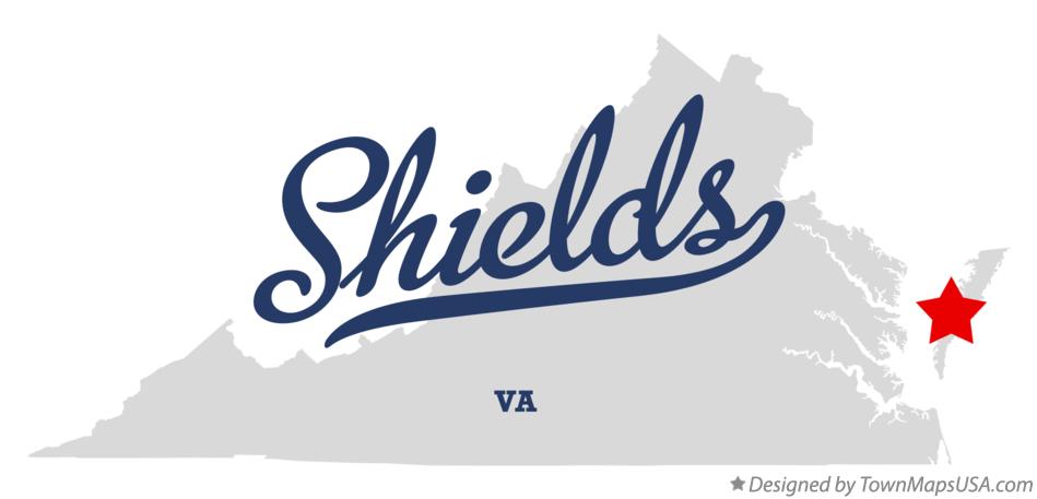 Map of Shields Virginia VA