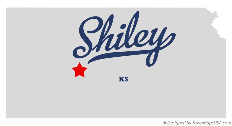 Map of Shiley Kansas KS