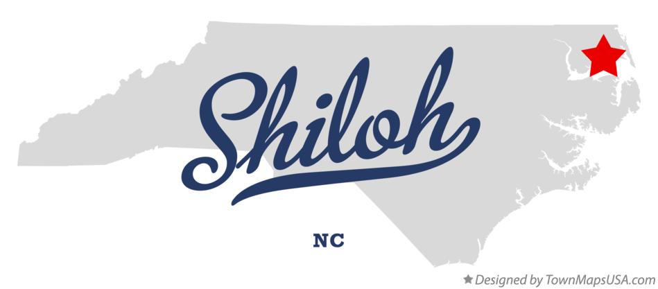 Map of Shiloh North Carolina NC