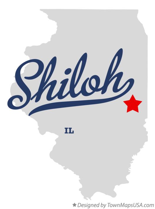 Map of Shiloh Illinois IL