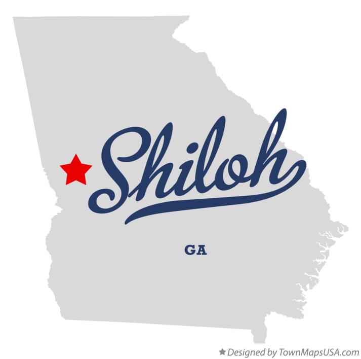 Map of Shiloh Georgia GA