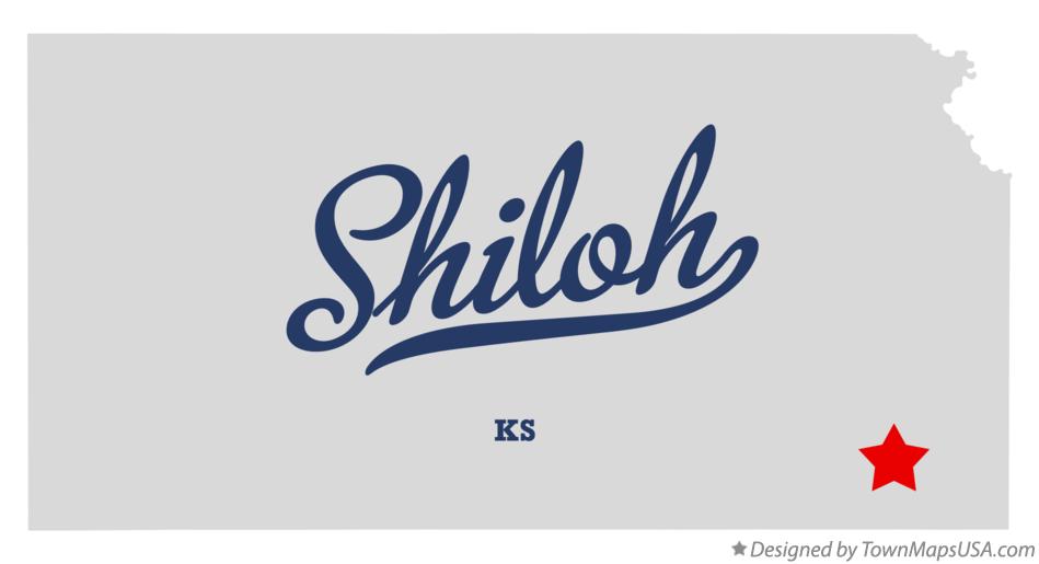 Map of Shiloh Kansas KS