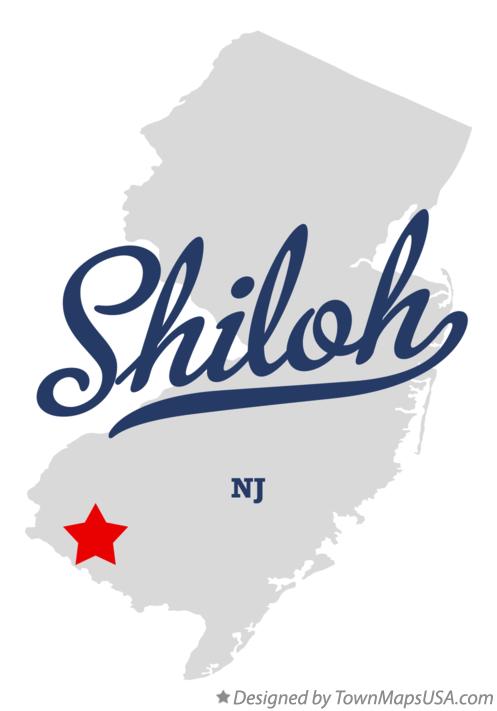 Map of Shiloh New Jersey NJ