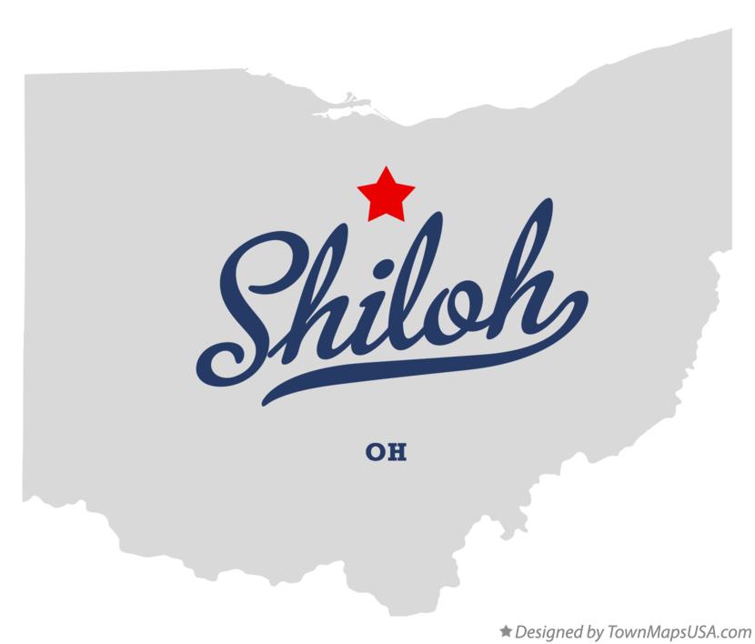 Map of Shiloh Ohio OH