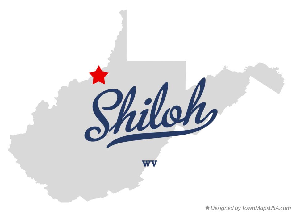 Map of Shiloh West Virginia WV