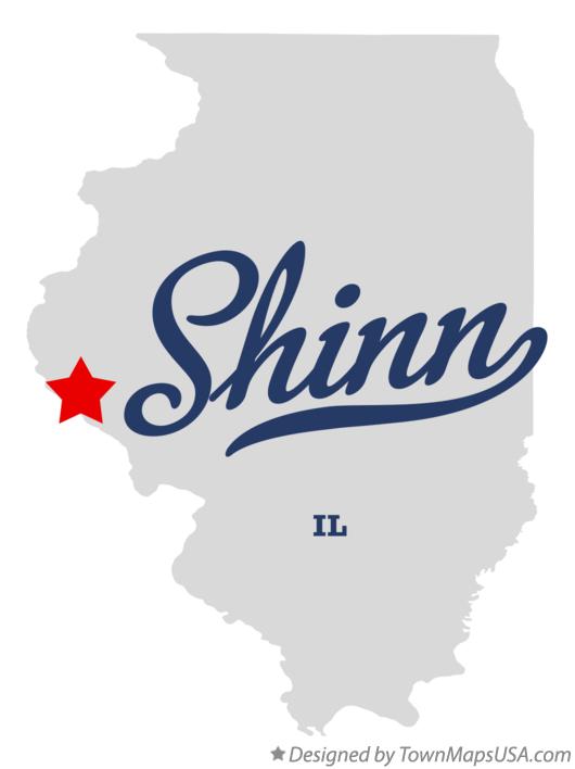 Map of Shinn Illinois IL