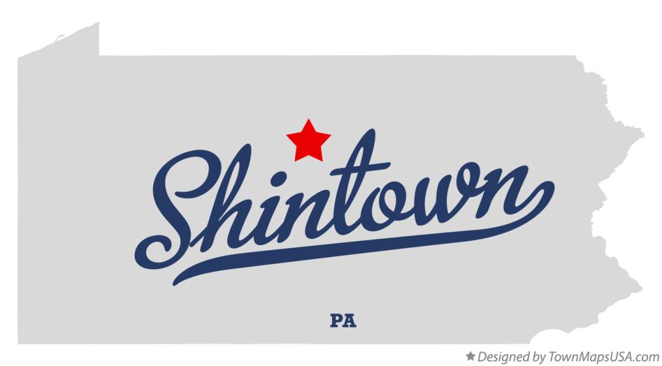 Map of Shintown Pennsylvania PA