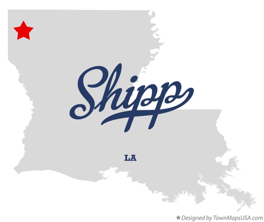 Map of Shipp Louisiana LA