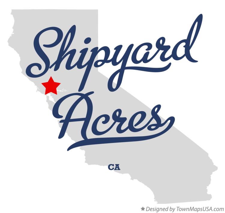 Map of Shipyard Acres California CA