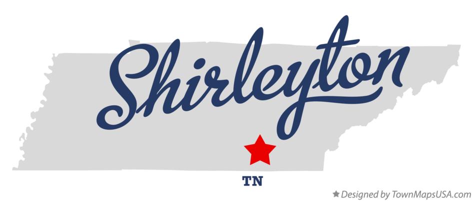 Map of Shirleyton Tennessee TN