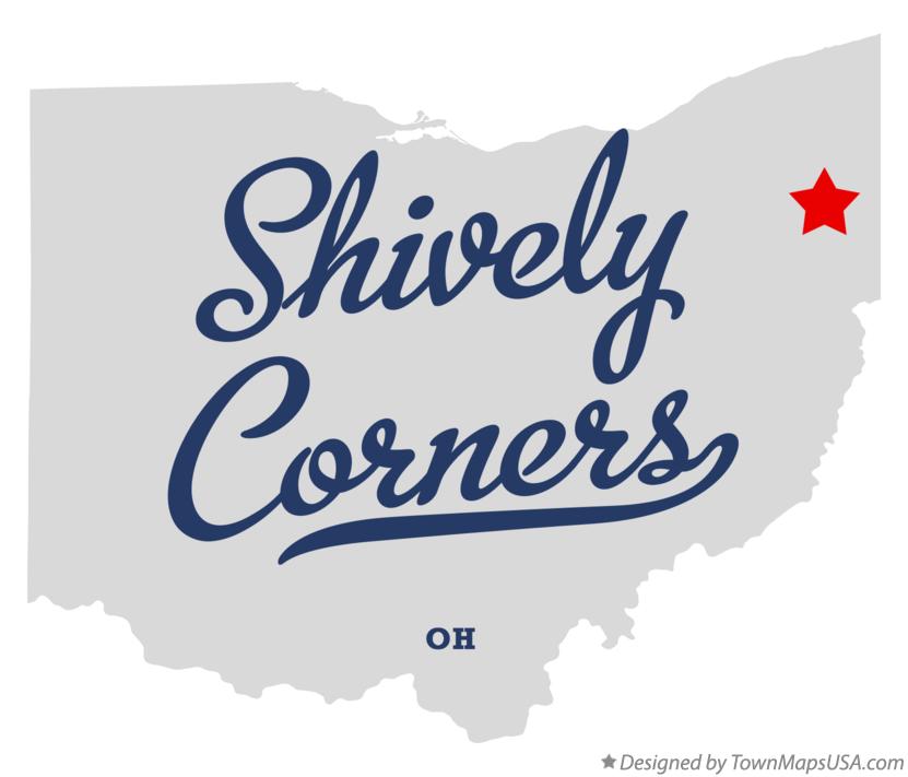 Map of Shively Corners Ohio OH