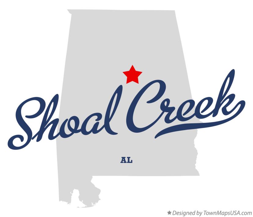 Map of Shoal Creek Alabama AL