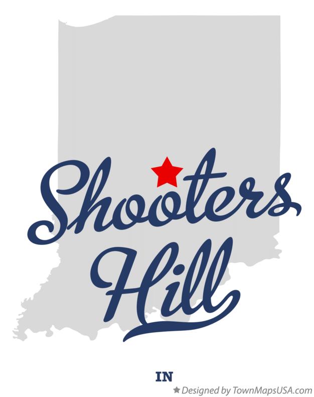 Map of Shooters Hill Indiana IN