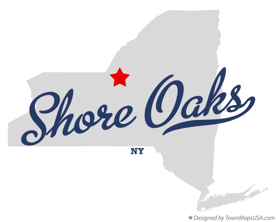 Map of Shore Oaks New York NY