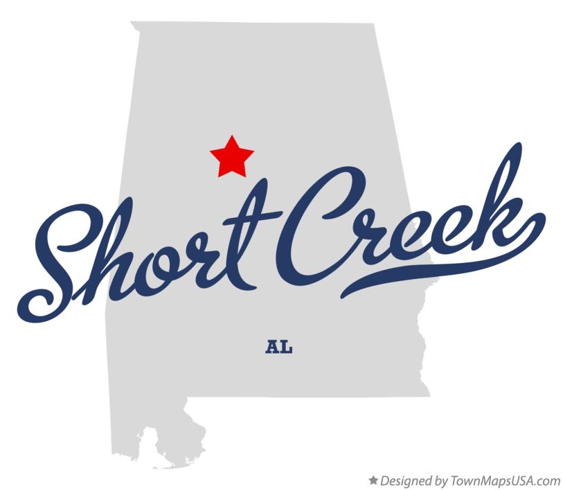 Map of Short Creek Alabama AL