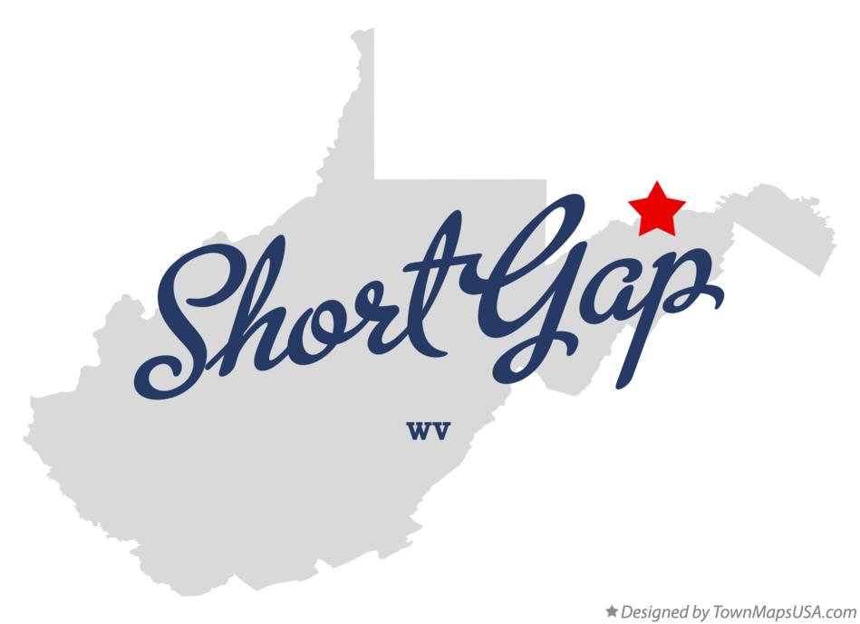 Map of Short Gap West Virginia WV