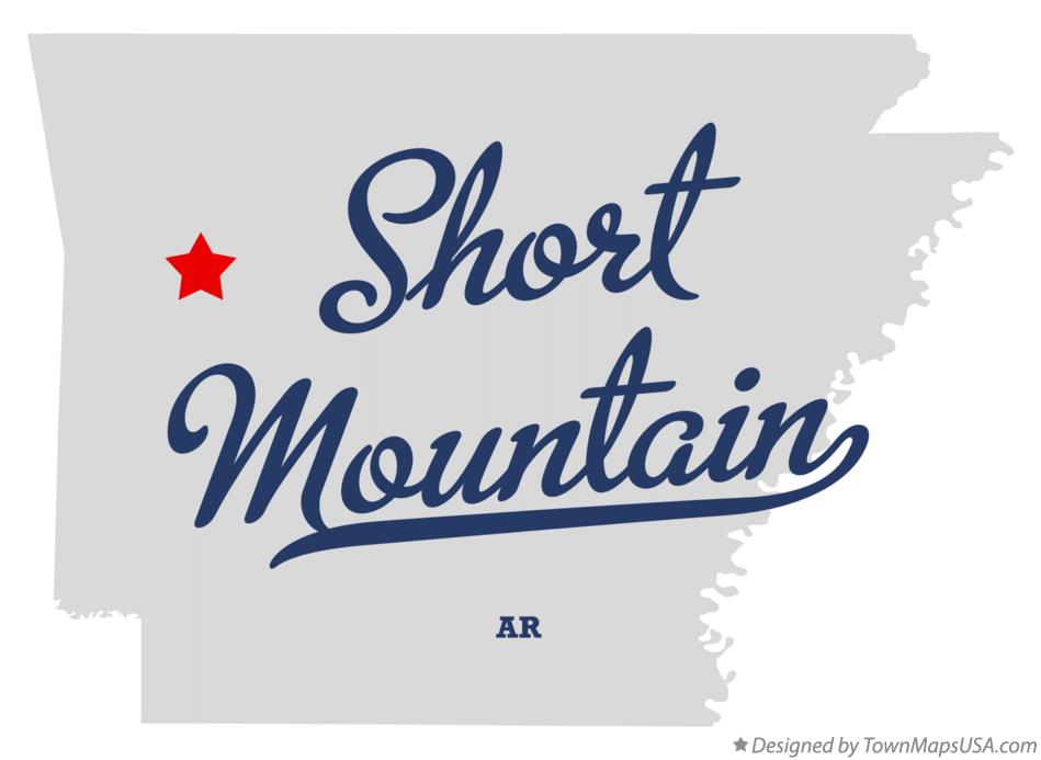 Map of Short Mountain Arkansas AR
