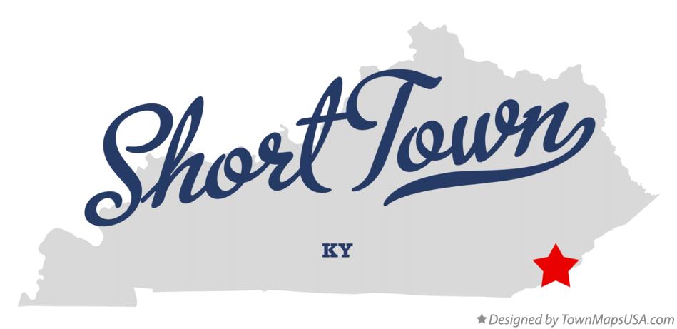 Map of Short Town Kentucky KY