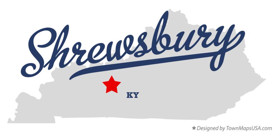 Map of Shrewsbury Kentucky KY