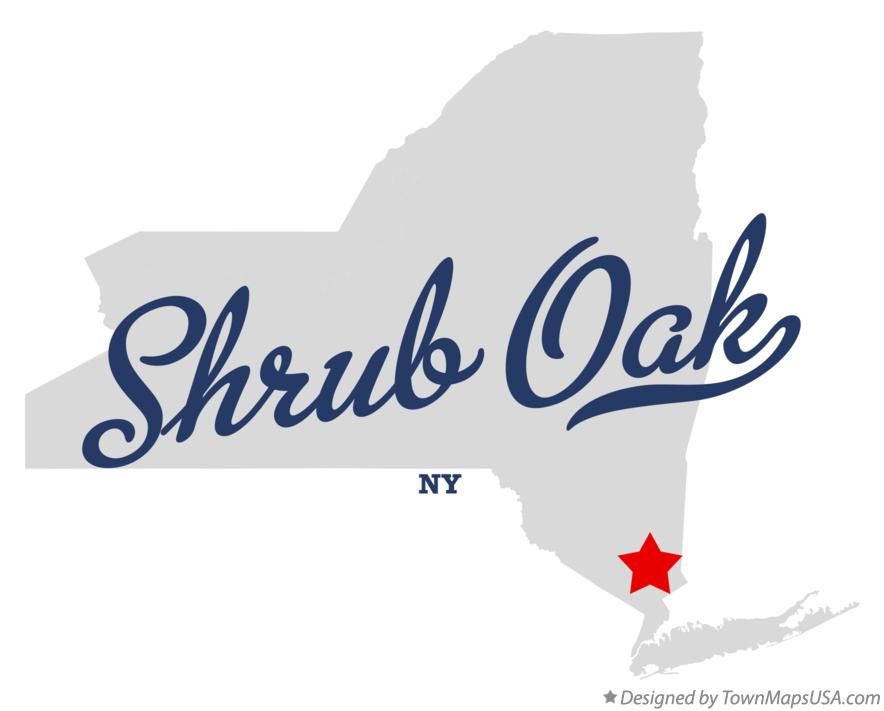 Map of Shrub Oak New York NY