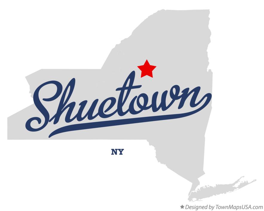 Map of Shuetown New York NY
