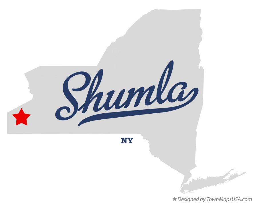 Map of Shumla New York NY
