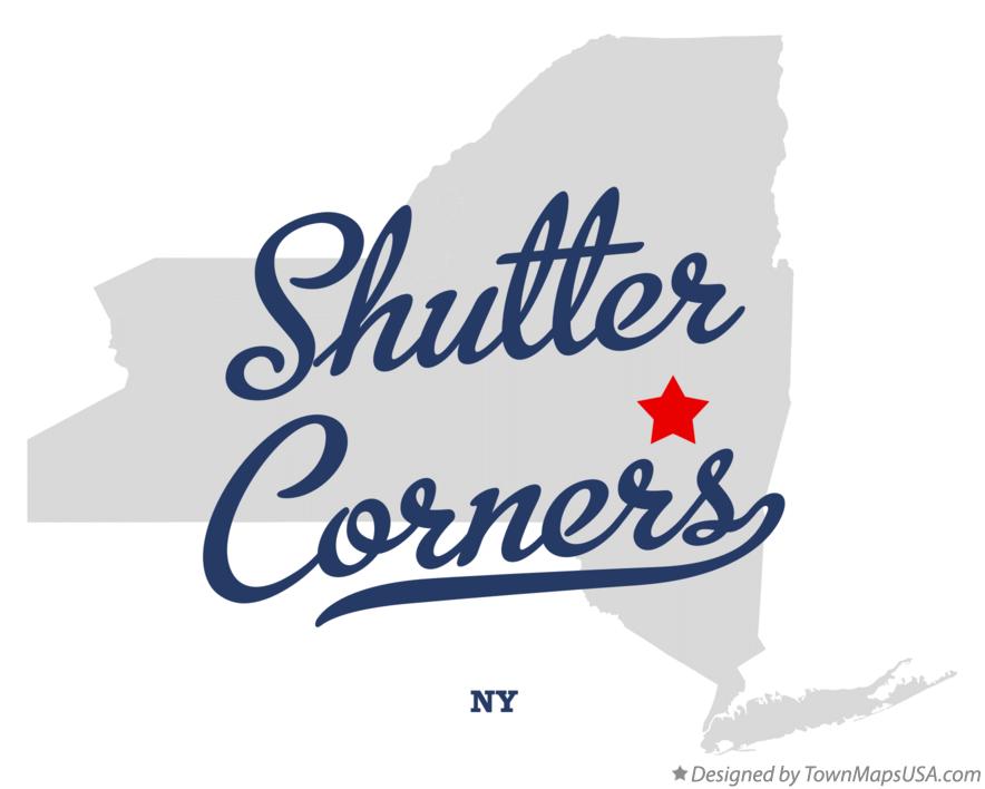 Map of Shutter Corners New York NY