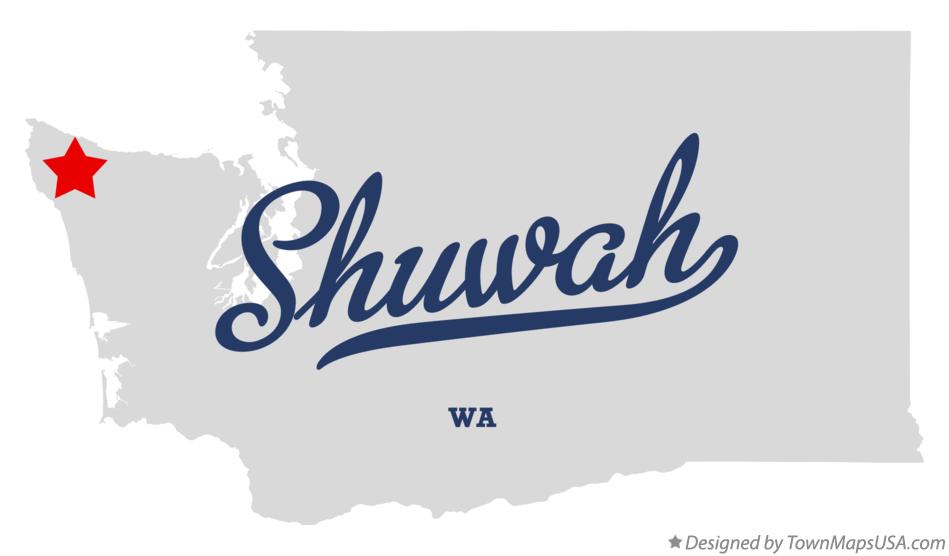 Map of Shuwah Washington WA