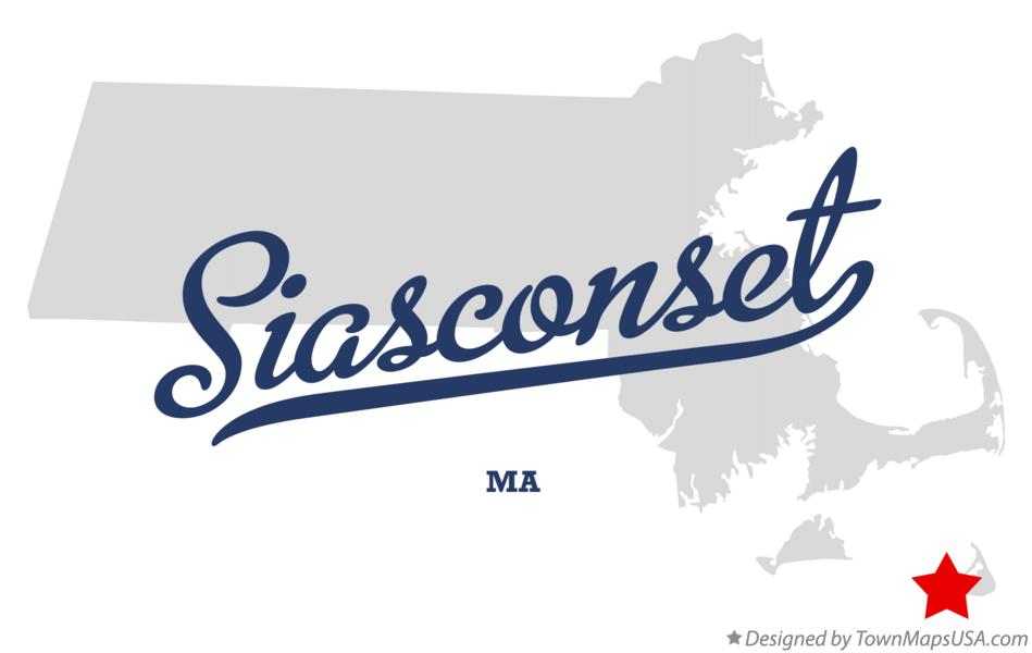 Map of Siasconset Massachusetts MA