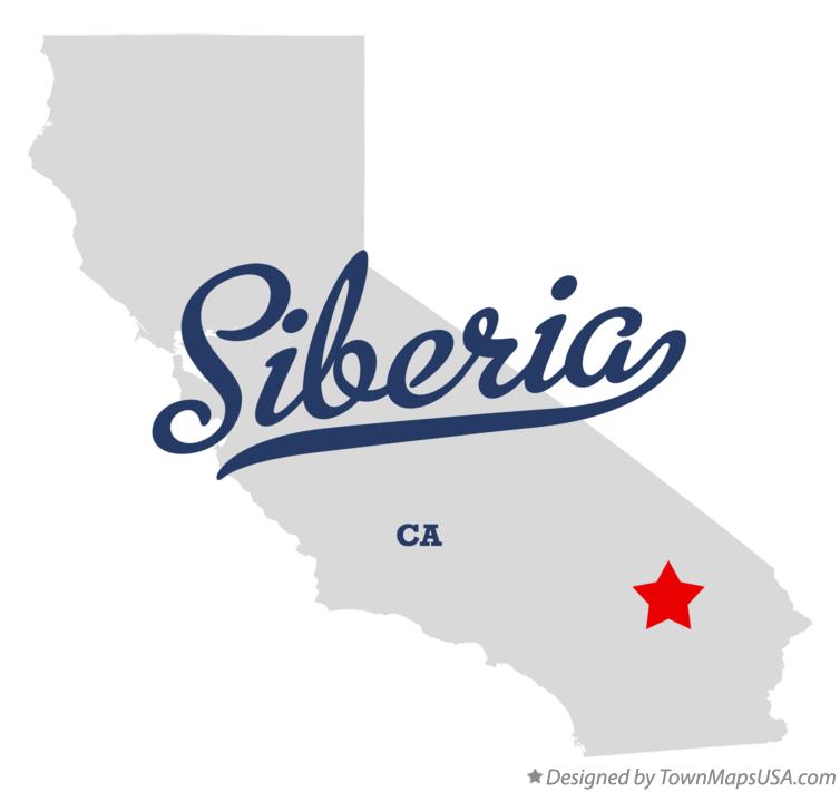 Map of Siberia California CA
