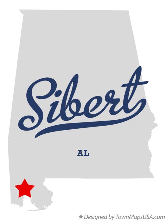 Map of Sibert Alabama AL