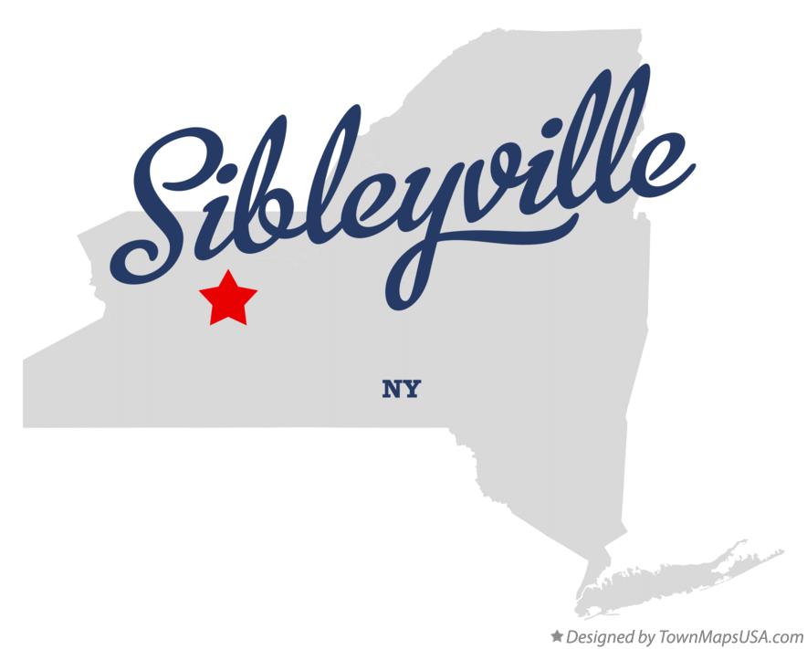 Map of Sibleyville New York NY