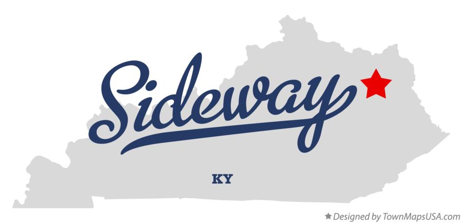 Map of Sideway Kentucky KY