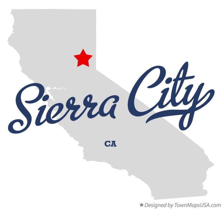 Map of Sierra City California CA
