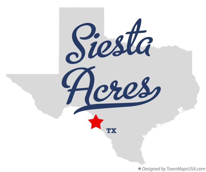 Map of Siesta Acres Texas TX