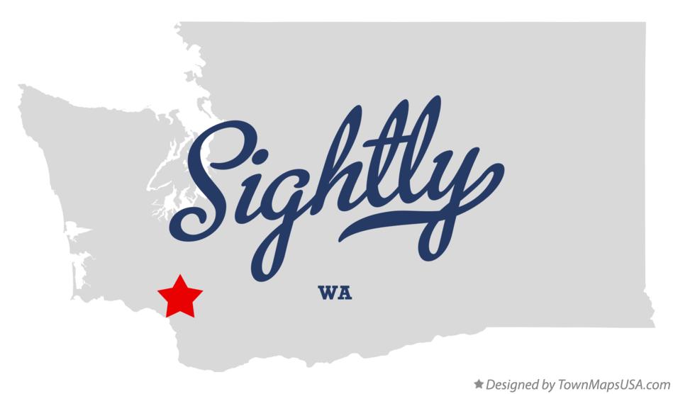 Map of Sightly Washington WA