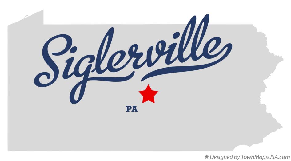 Map of Siglerville Pennsylvania PA