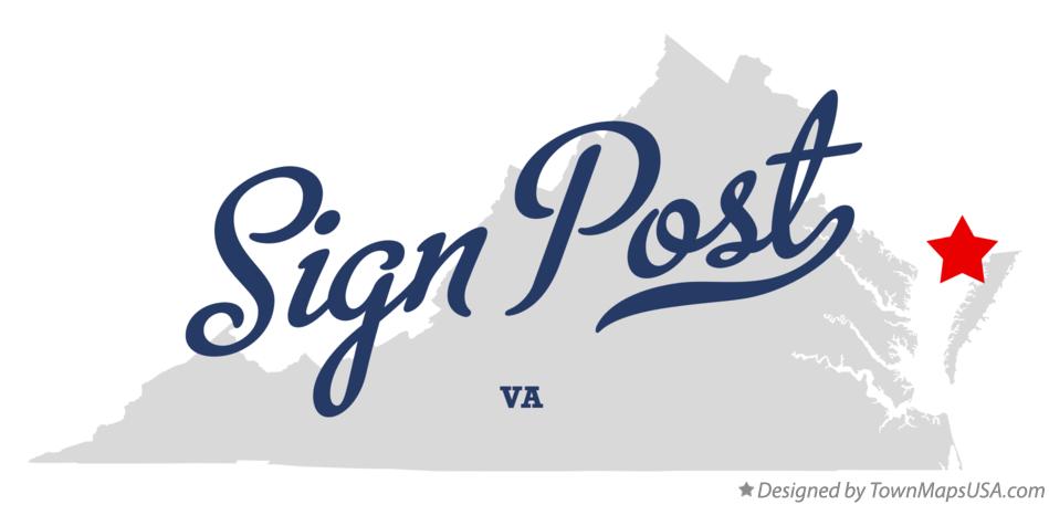 Map of Sign Post Virginia VA