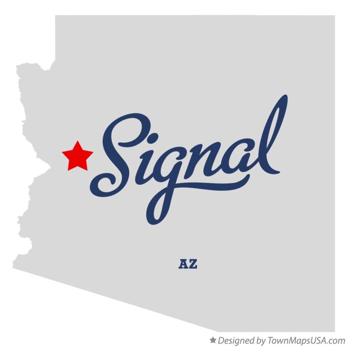 Map of Signal Arizona AZ