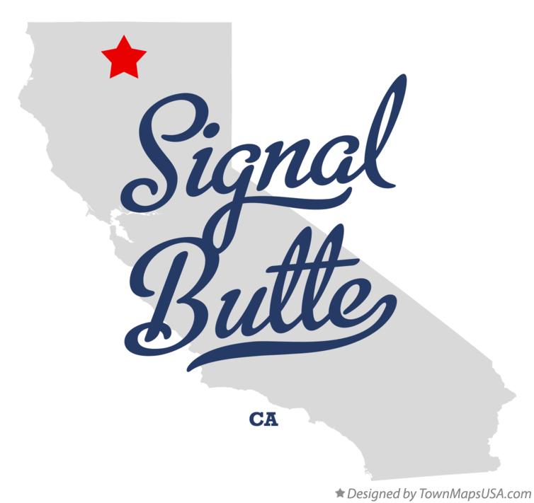 Map of Signal Butte California CA