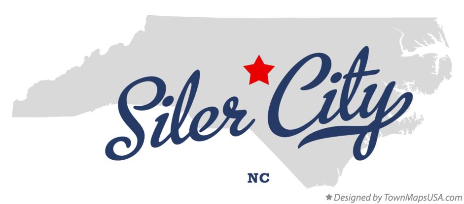 Map Of Siler City Nc North Carolina