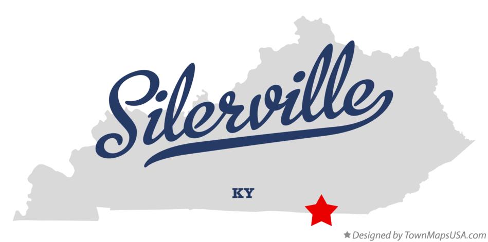 Map of Silerville Kentucky KY